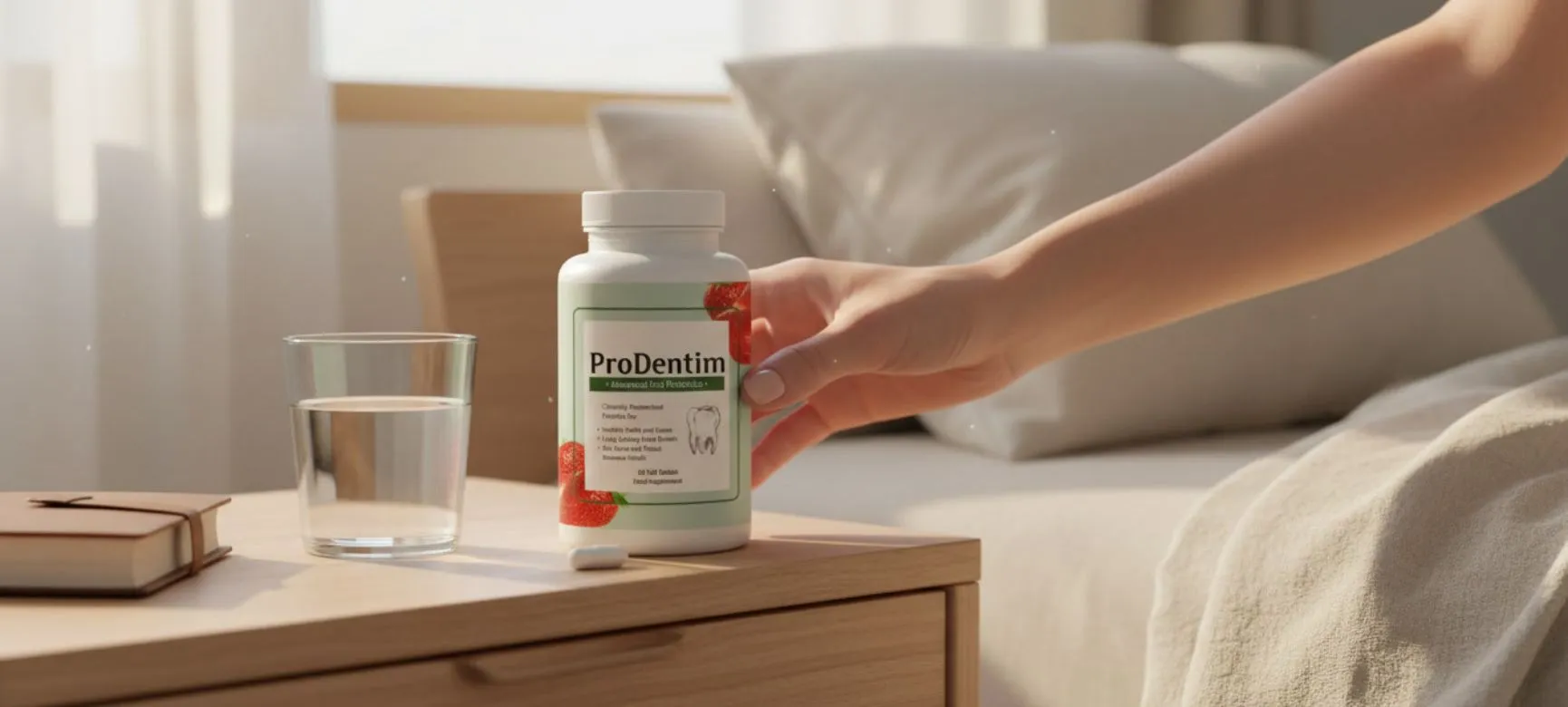 ProDentim oral probiotic supplement bottle