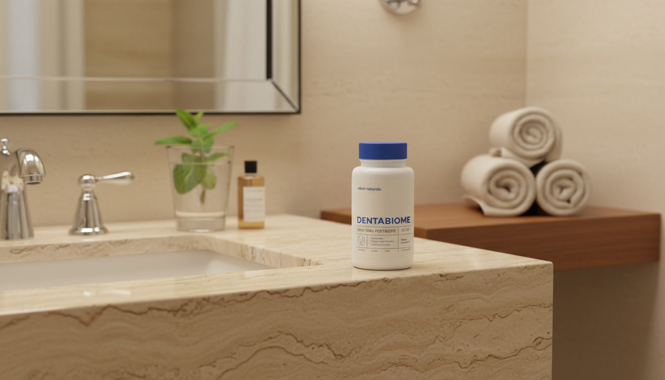 DentaBiome supplement and dental wellness routine